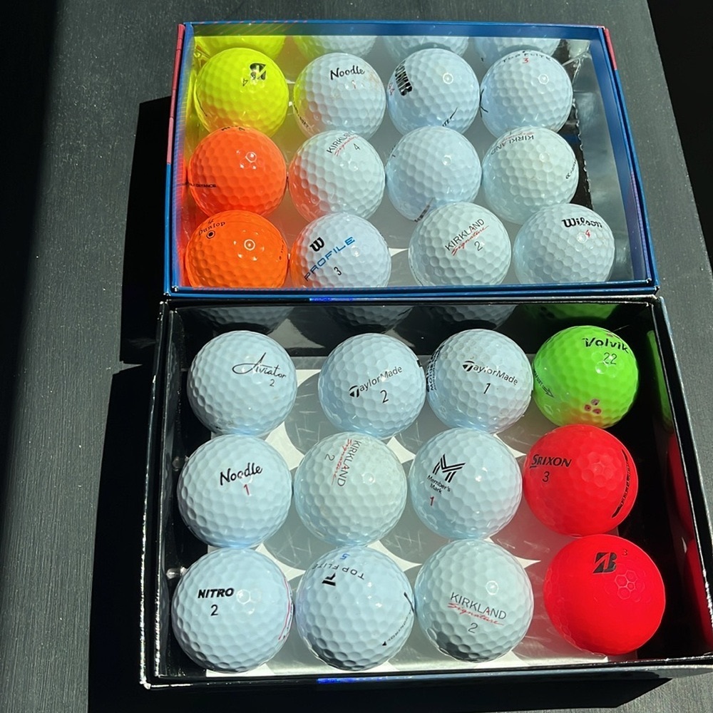 Assorted Golf Balls (24) Used